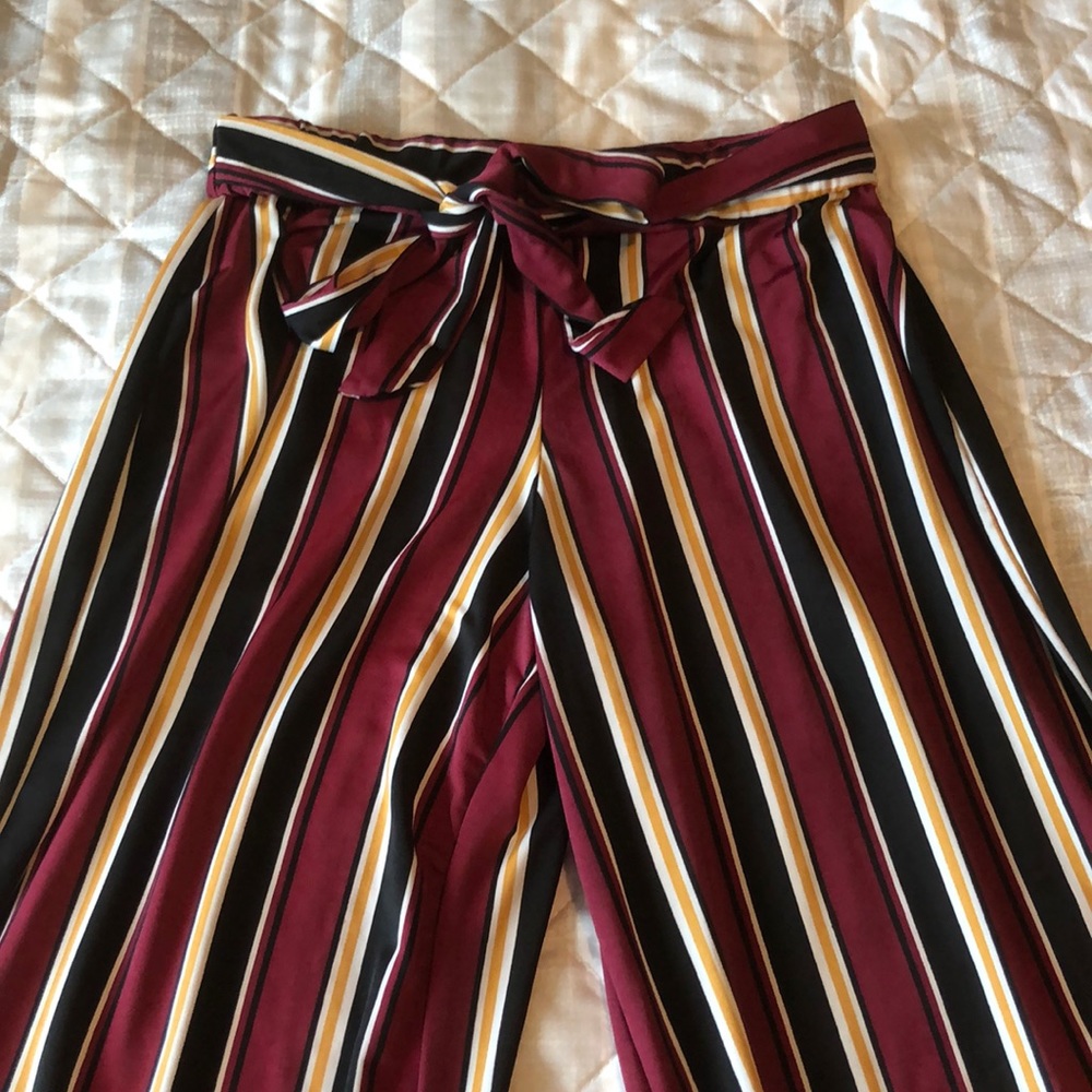 Striped Flowy Pants